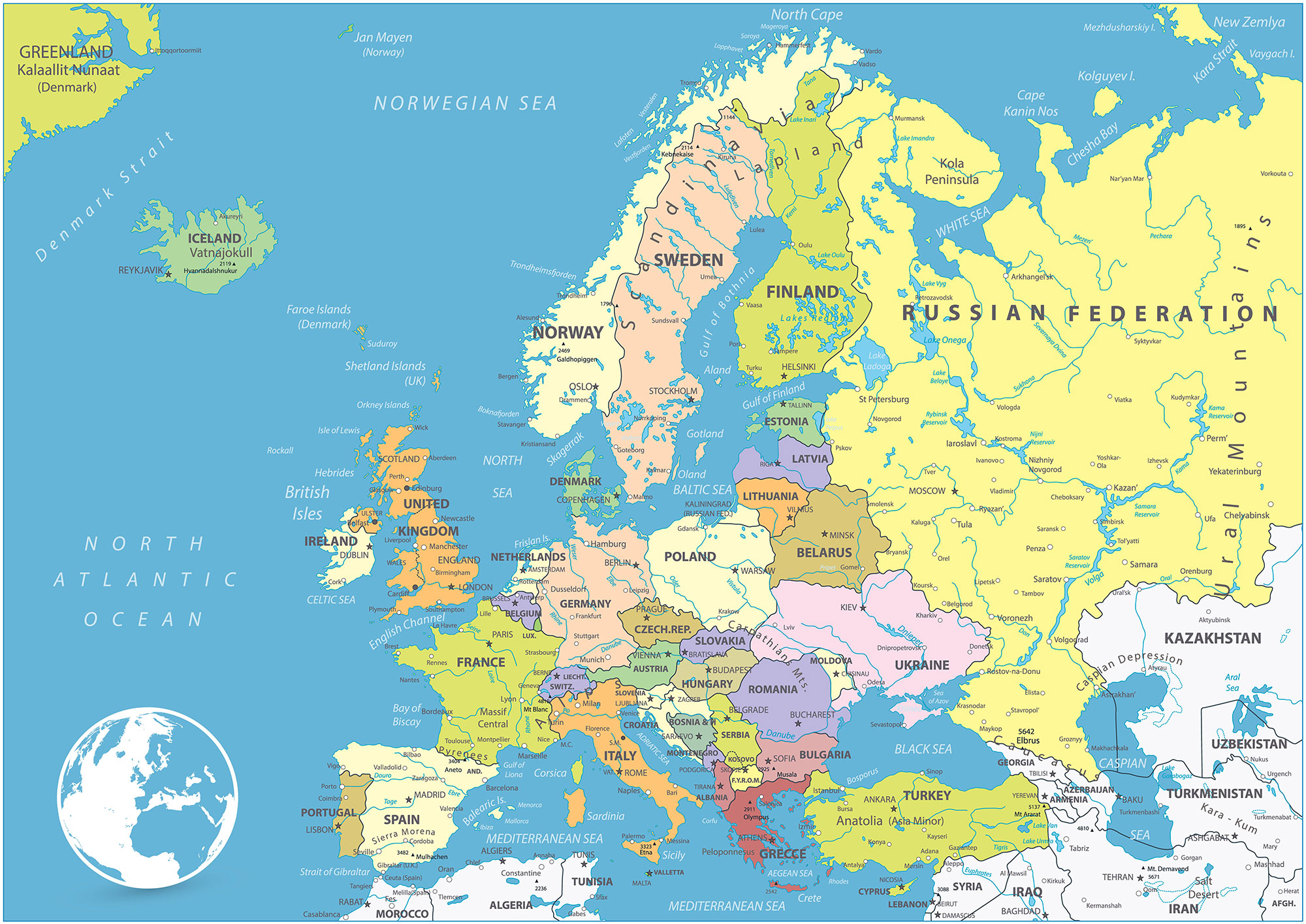 Europe-Political-Map